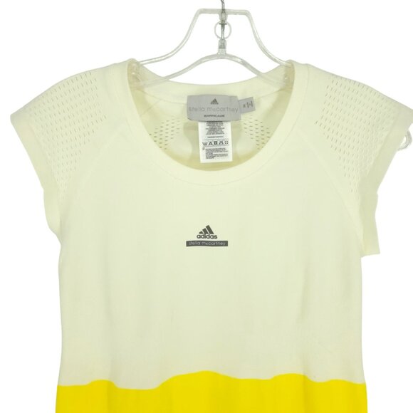 adidas Stella McCartney Barricade T-Shirt Tennis core Golfcore Yellow Seamless M - Picture 2 of 15